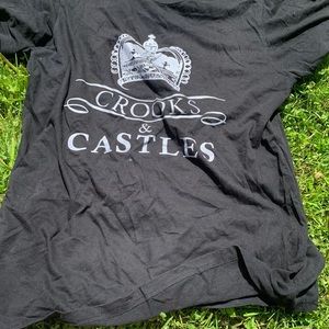 crooks & castles black shirt